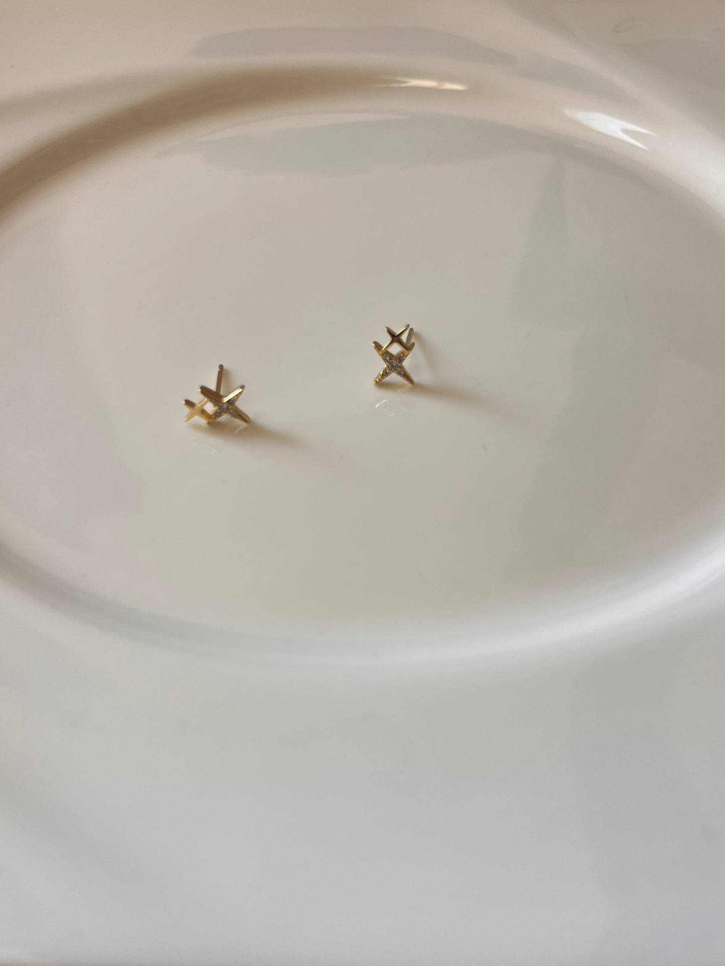 Twinkled Stars Sterling Silver Studs